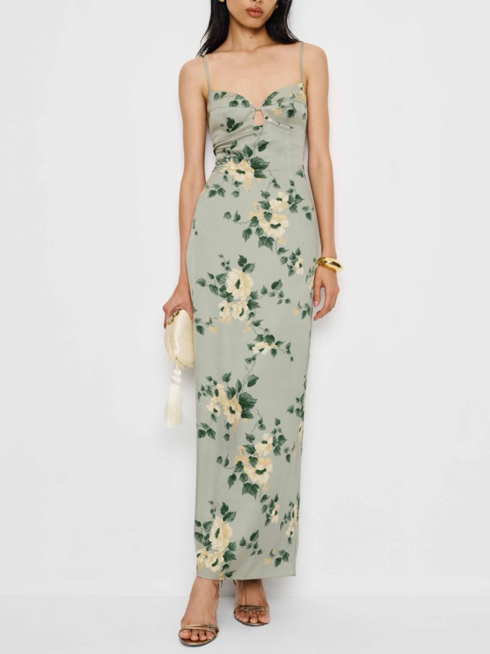 Reformation Sathia Satin Dress